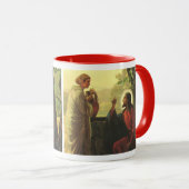 Mug Jésus Christ et le Bon Samaritain dans le Puits (Devant droit)