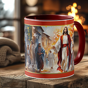 Mug Jésus Christ Message chrétien Religieux