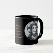 Mug Jésus Christ & Prière "Psaume 113:2 Béni" Café (Devant droit)