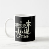 Mug Jesus Christmas Begins With Christ Pjs Pajamas Tod (Gauche)