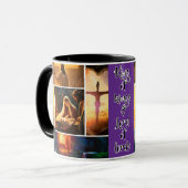 Mug Jésus Collage (Devant gauche)