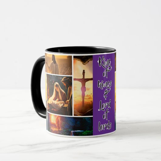 Mug Jésus Collage (Devant gauche)
