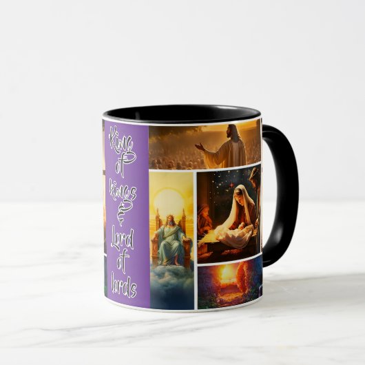 Mug Jésus Collage (Devant droit)