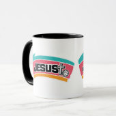Mug JÉSUS - Coloré et Sportif (Devant gauche)