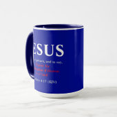 Mug Jésus Commença À Prêcher. Matthieu 4:17 (Devant gauche)