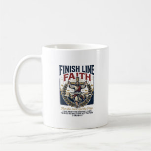 Mug Jésus courant Marathon Vintage Shirt Chrétien Gra