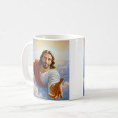 Mug Jésus de la main céleste (Devant gauche)