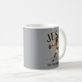 Mug Jésus de pickleball drôle Celui qui sert (Devant droit)
