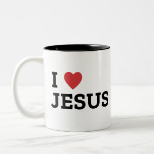 Mug Jésus Deux Tons, 444 ml
