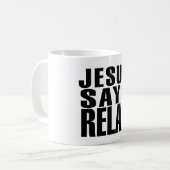 Mug Jésus dit Relax (Devant gauche)