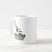 Mug Jésus drôle économise (Devant gauche)