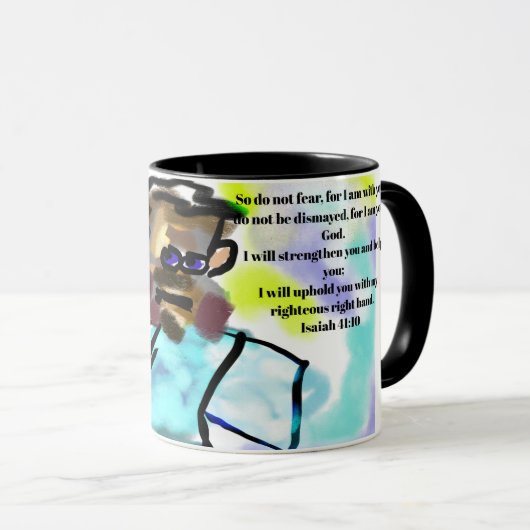 Mug Jésus, éloigne la peur (Devant droit)