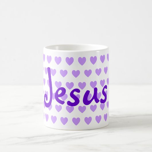 Mug Jésus en violet (Centre)
