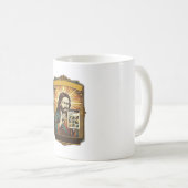 Mug Jésus Escalier Flou Test Captcha Sécurité Tech Hum (Devant droit)