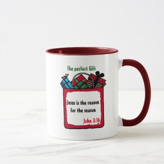 Mug Jésus est la raison de la Personnaliser C'est Noël (Droite)