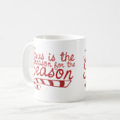 Mug Jésus est la raison de la saison (Devant gauche)