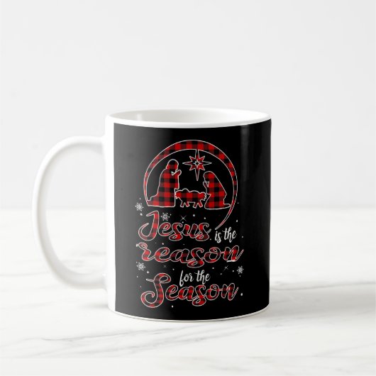 Mug Jésus Est La Raison De La Saison Cadeau De Noël (Gauche)