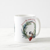 Mug JÉSUS EST LA RAISON DE LA SAISON Citation de Noël (Devant droit)