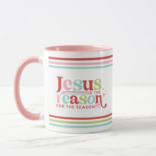 Mug Jésus est la raison de la saison | Noël (Gauche)