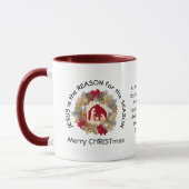 Mug JÉSUS EST LA RAISON DE Noël chrétien (Gauche)