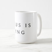 Mug JÉSUS EST LE ROI Sweat - shirt à capuche (Devant droit)