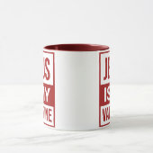 Mug Jésus Est Ma Foi Chrétienne Valentine (Centre)