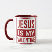 Mug Jésus Est Ma Foi Chrétienne Valentine (Gauche)