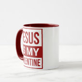 Mug Jésus Est Ma Foi Chrétienne Valentine (Devant gauche)