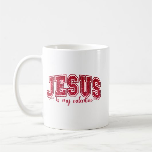 Mug Jésus est ma Saint Valentin Saint-Valentin (Gauche)