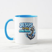 Mug JÉSUS est mon ancre (Gauche)