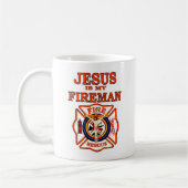 MUG JÉSUS EST MON POMPIER (Gauche)