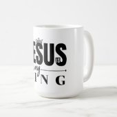 Mug Jésus est mon roi (Devant droit)