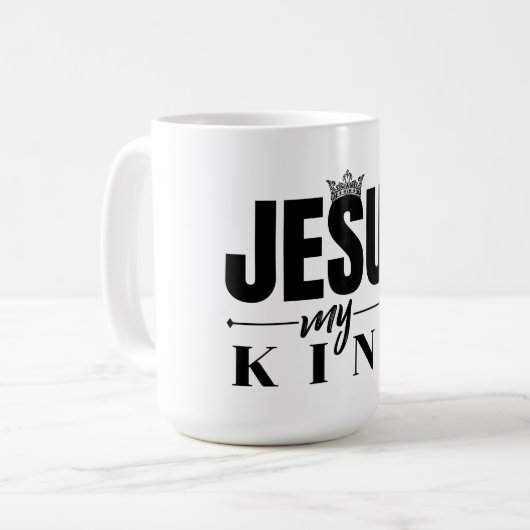 Mug Jésus est mon roi (Devant gauche)