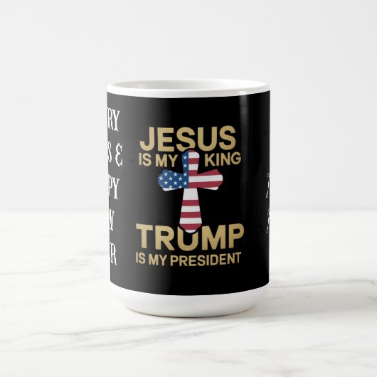 Mug Jésus Est Mon Roi, Trump Est Mon Président (Centre)