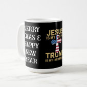 Mug Jésus Est Mon Roi, Trump Est Mon Président (Devant gauche)