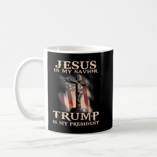 Mug Jésus Est Mon Sauveur Pêche Est Mon Thérapie Chrét (Gauche)