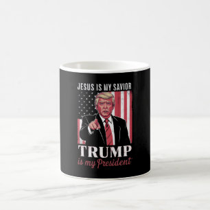 Mug Jésus Est Mon Sauveur Trump Est Mon Élection À La