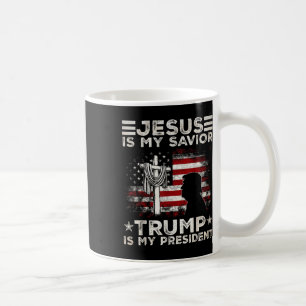 Mug Jésus Est Mon Sauveur Trump Est Mon Président 2024