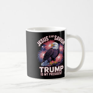 Mug Jésus Est Mon Sauveur Trump Est Mon Président Reli