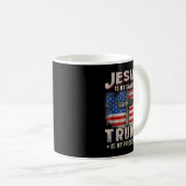 Mug Jésus Est Mon Sauveur, Trump.Is.My Président Squar (Devant droit)