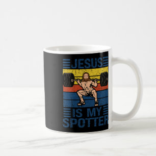 Mug Jésus Est Mon Spotter Christian Gym Entraînement W