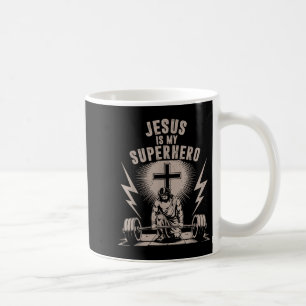 Mug Jésus Est Mon Superhéros Amusant Chrétien Entraîne