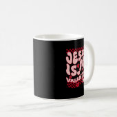 Mug jésus est mon valentin (Devant droit)