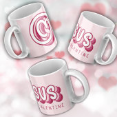 Mug Jésus Est Mon Valentin Christian Red Heart Retro