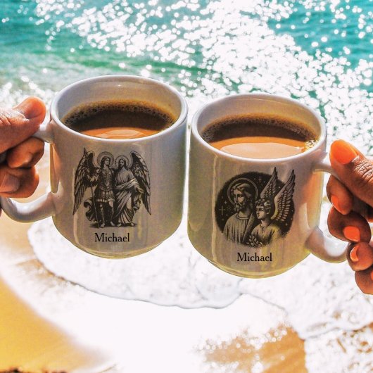 Mug Jésus Et Archange Religieux Chrétien