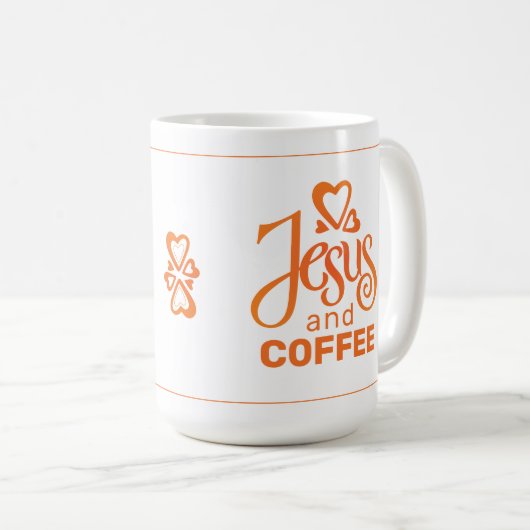 MUG JÉSUS ET CAFÉ (Devant droit)