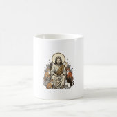 Mug Jésus et Chats Vintage (Centre)