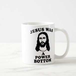 Mug Jésus était un bas de pouvoir drôle de fierté Noël