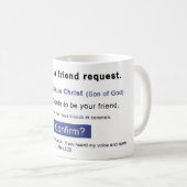Mug jésus Facebook (Devant droit)