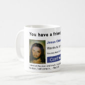 Mug jésus Facebook (Devant gauche)